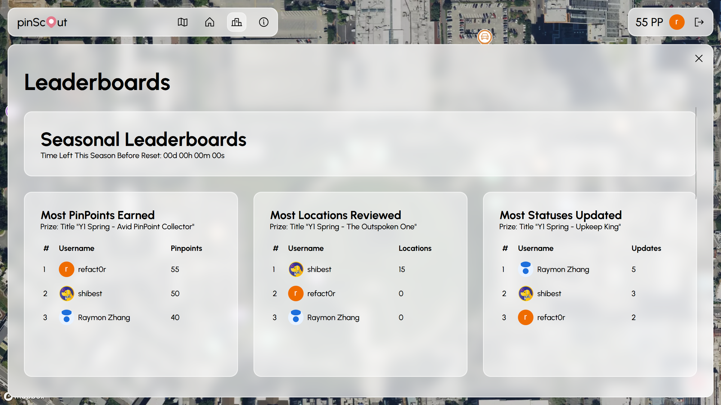 a crowdsourced, gamified urban exploration map